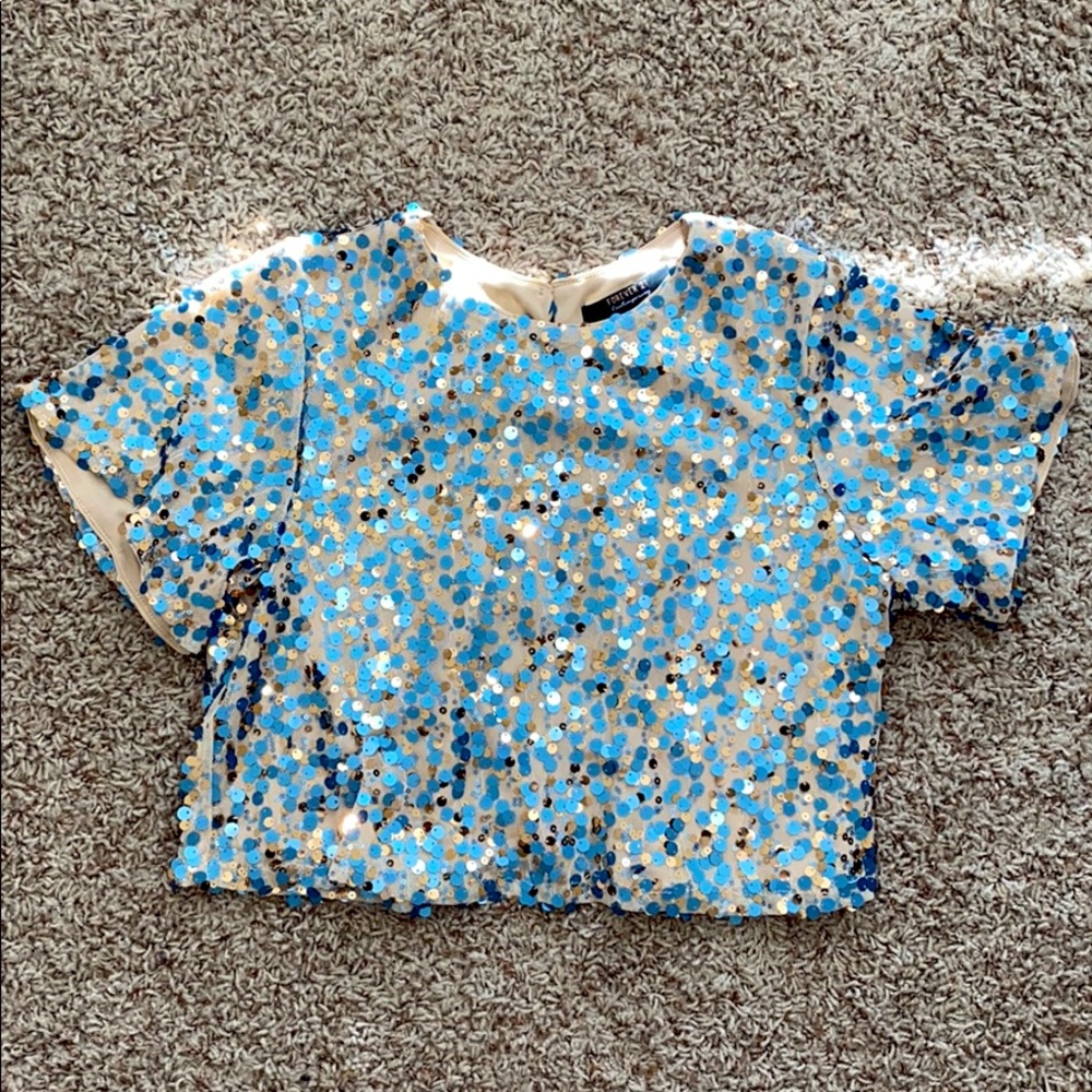 Sequin crop top!